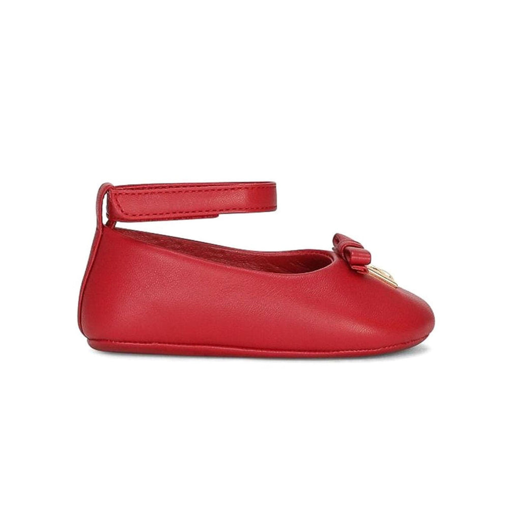 pre-walker ballerinas in red