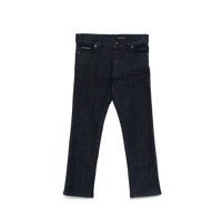 DEEP-BLUE STRAIGHT JEANS