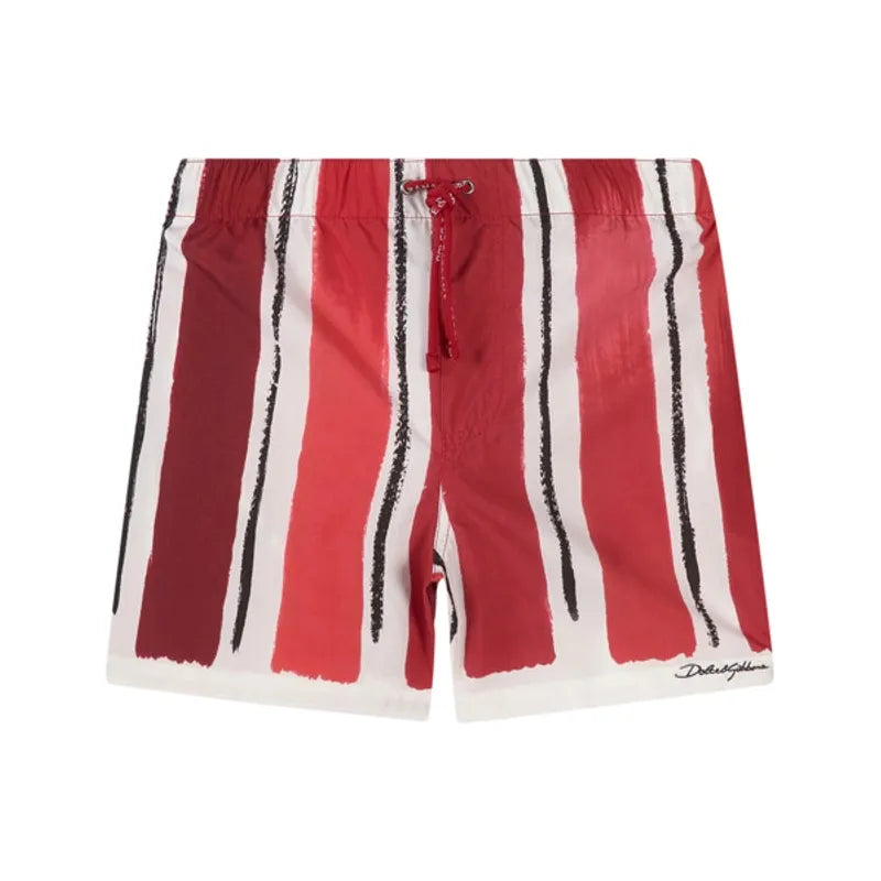 swim shorts in red