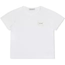 t-shirt in white in white