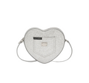 shoulder bag in silver