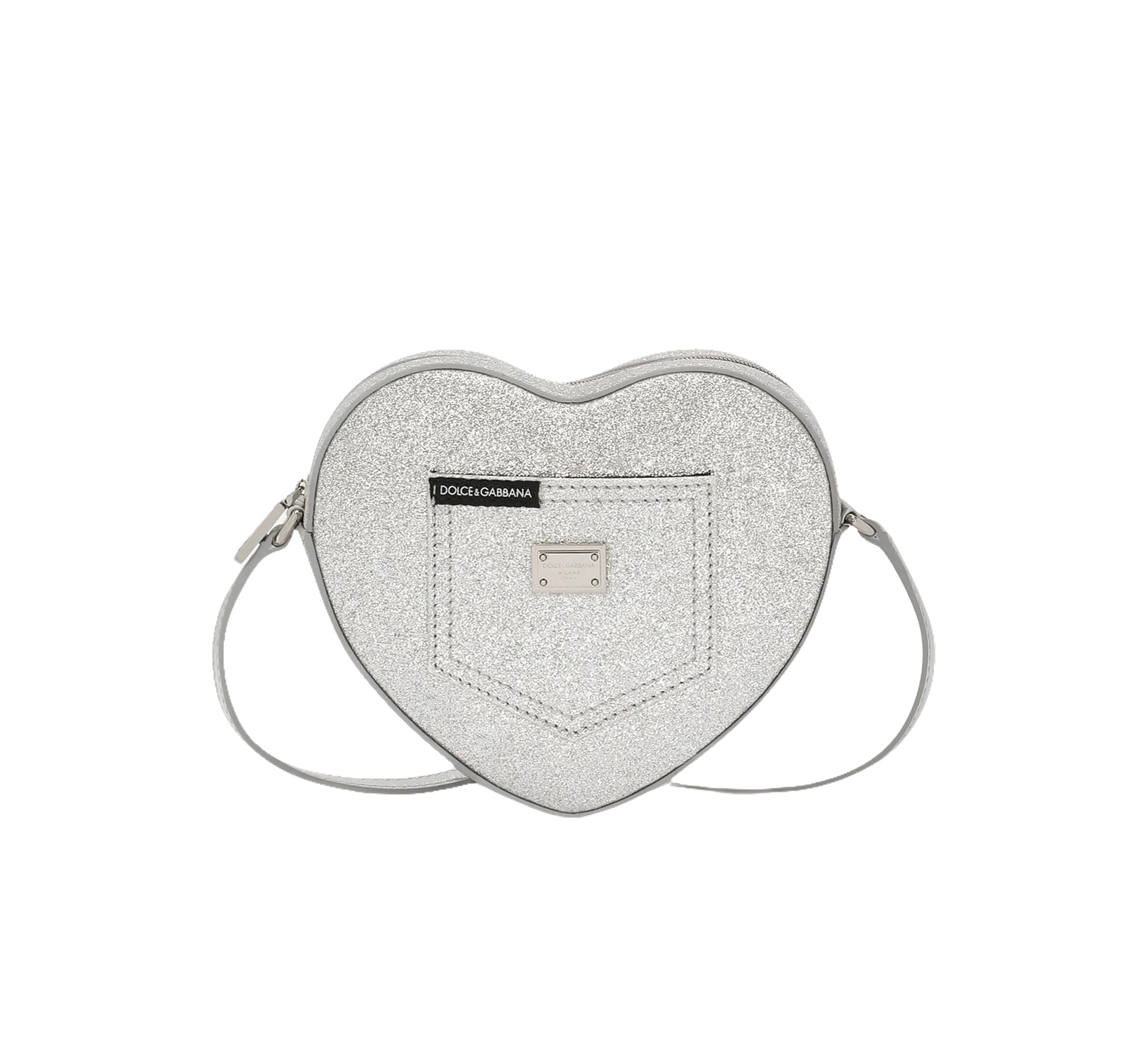 shoulder bag in silver