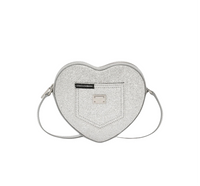 shoulder bag in silver