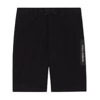tailored black shorts