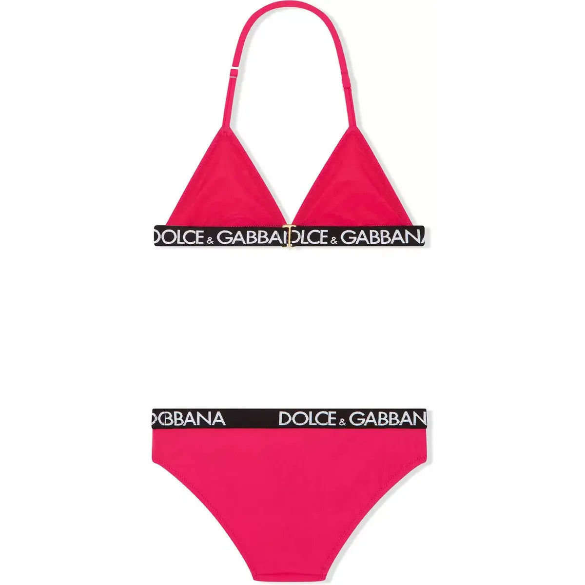two-piece swimsuit in fuchsia