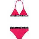 two-piece swimsuit in fuchsia