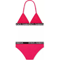 two-piece swimsuit in fuchsia