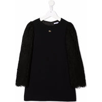 long sleeves dress in black