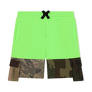 neon camouflage shorts