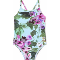 floral-print swimsuit