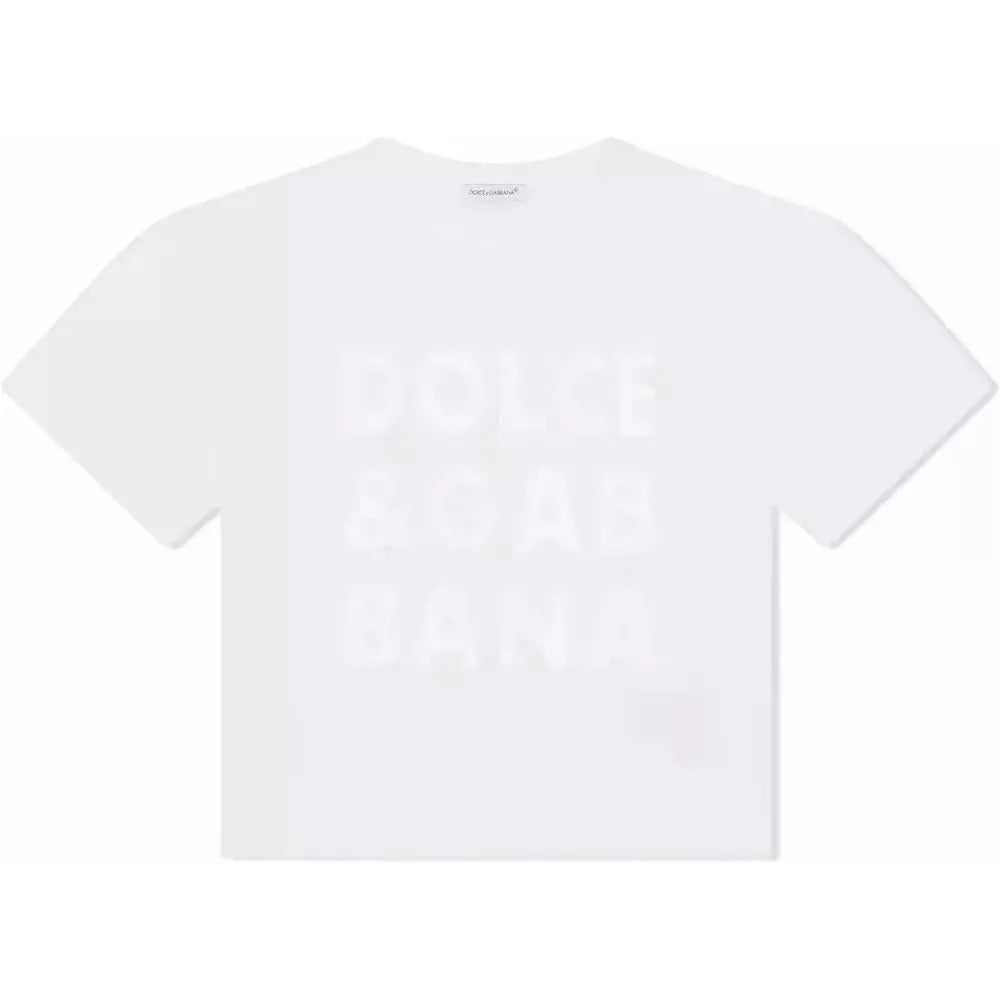 t-shirt in white in white