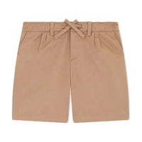 beige cotton shorts in beige