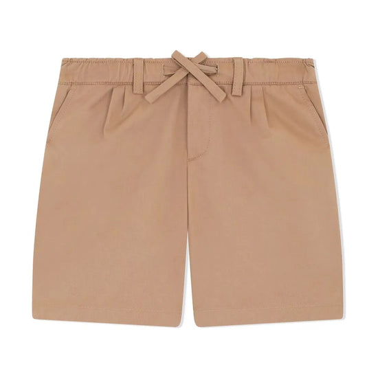 BEIGE COTTON SHORTS