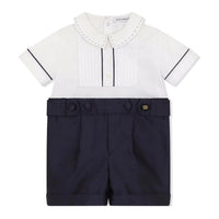 silk and cotton baby romper