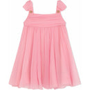 SLEEVELESS DRESS IN PINK