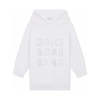 long sleeve dress in white