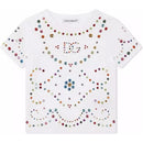 t-shirt in white in white