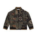 unisex nylon green bomber