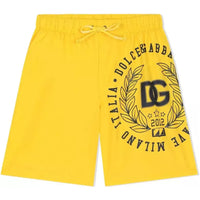 yellow swimming shorts