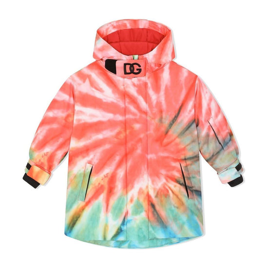 TIE-DYE NYLON SKI JACKET