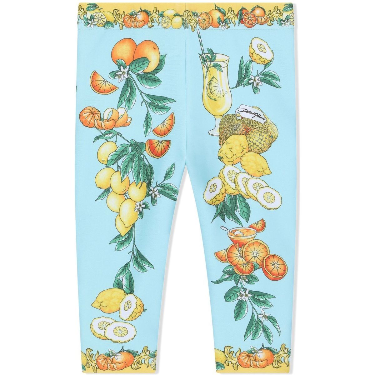 LEMON-PRINT LEGGINGS