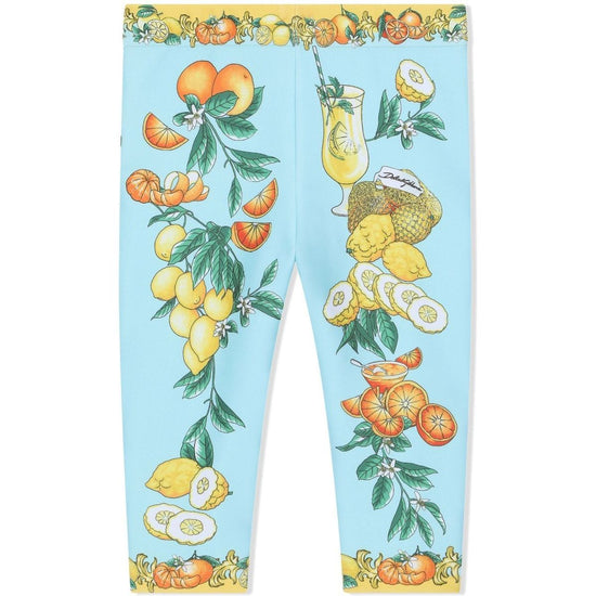 LEMON-PRINT LEGGINGS