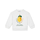 lemon-print sweatshirt for toddlers
