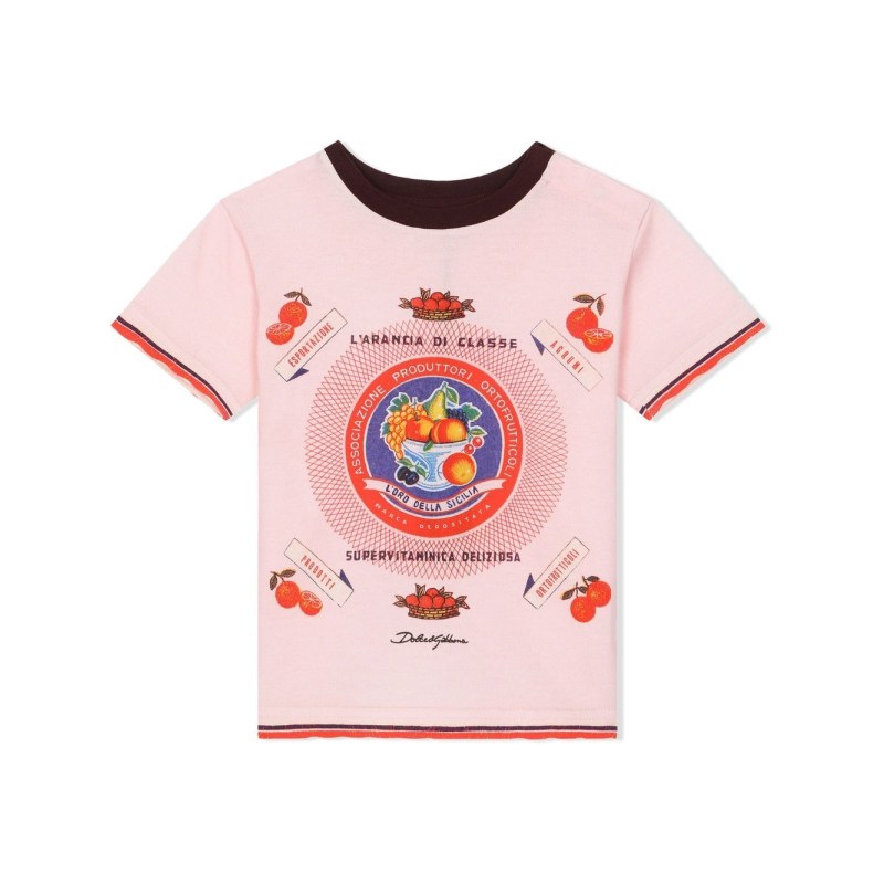 t-shirt in pink in pink