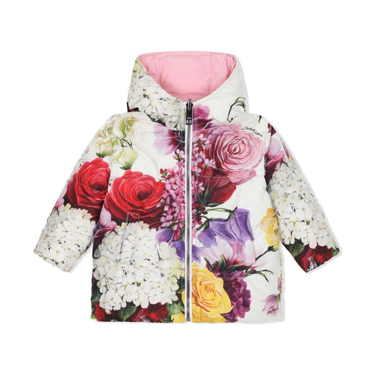 FLORAL-PRINT BABY COAT