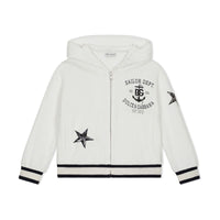 white sailor hoodie