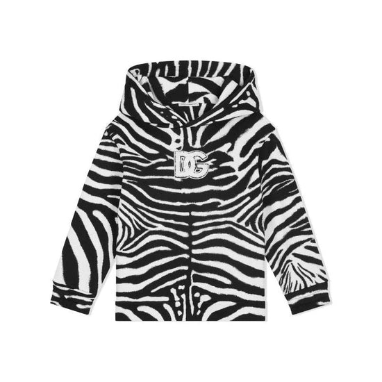 ZEBRA-PRINT HOODIE