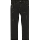 BLACK DISTRESSED JEANS