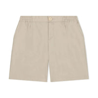 beige cotton shorts in beige