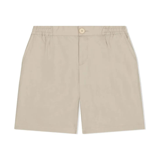 BEIGE COTTON SHORTS IN BEIGE