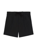 dark-blue tailored shorts