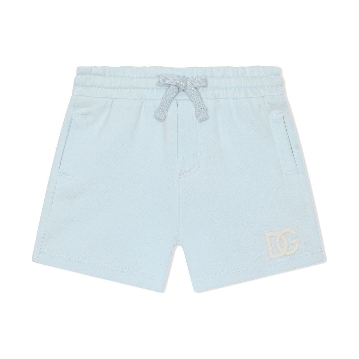 light-blue shorts