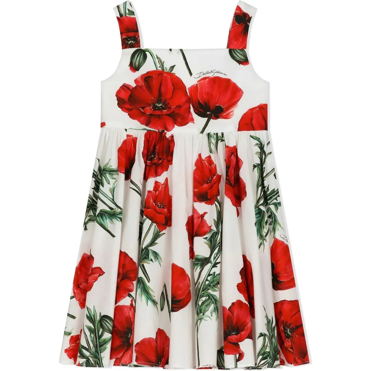 sleeveless dress in white