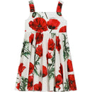 sleeveless dress in white