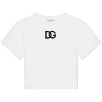 black logo t-shirt in white