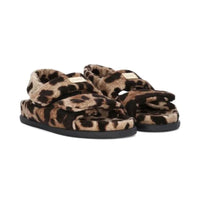 leo terrycloth sandals