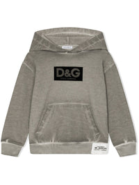 grey hoodie with logo