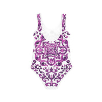 MAJOLICA-PRINT ONE-PIECE SWIMSUIT