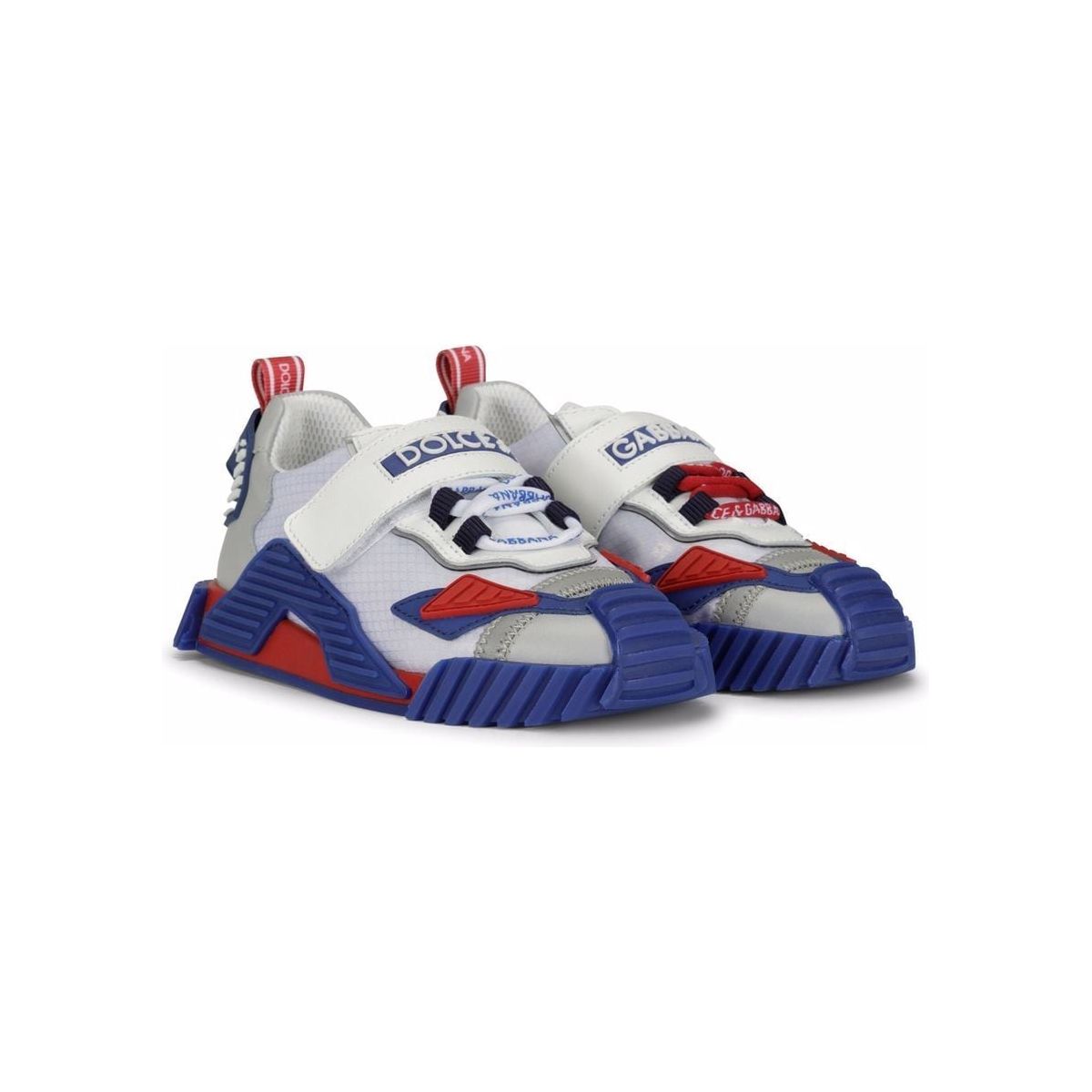 low-top colourblock sneakers