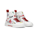high-top 'back to school' sneakers