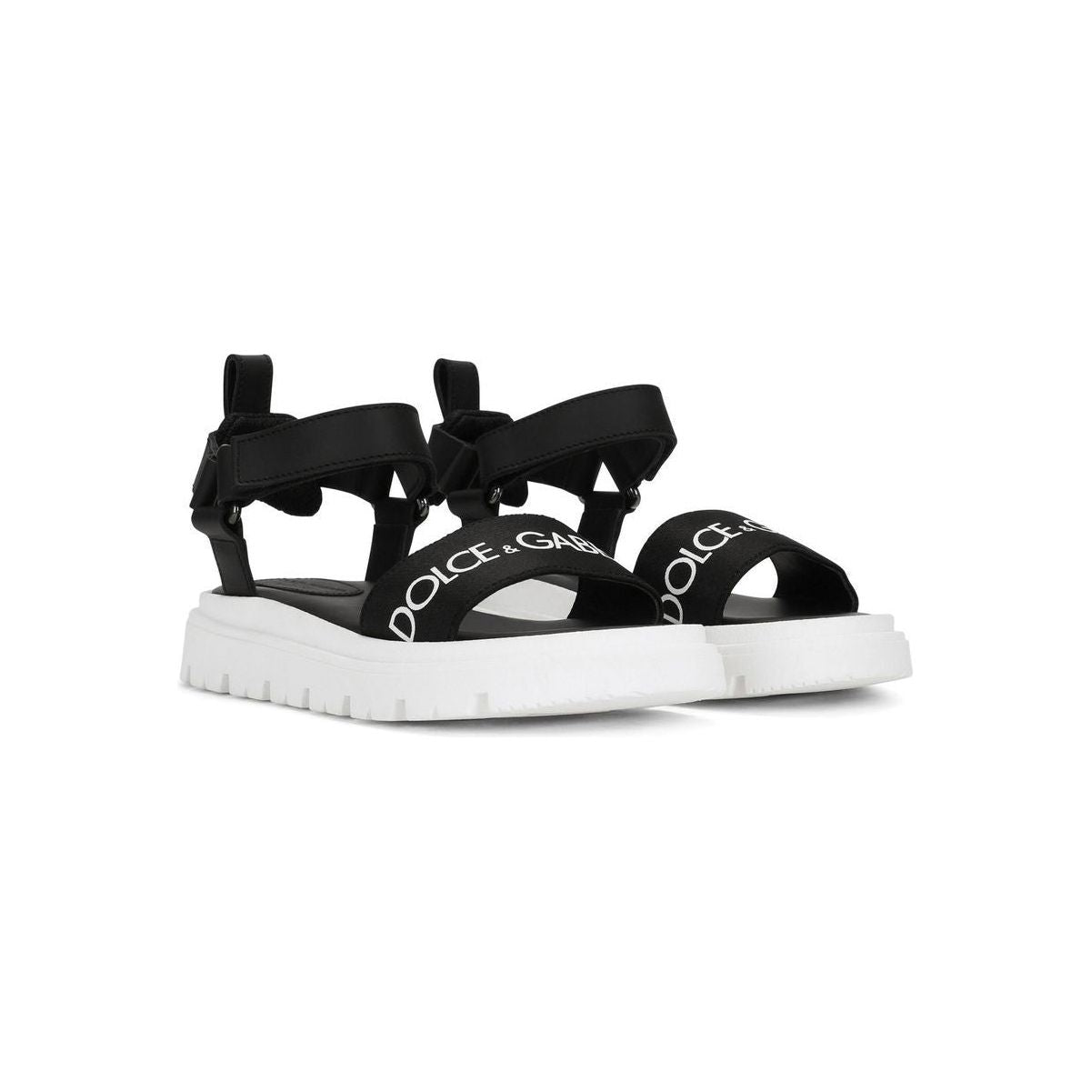 CHUNKY LOGO-PRINT SANDALS