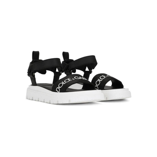 CHUNKY LOGO-PRINT SANDALS