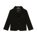 logo plaque single-button blazer