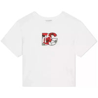 t-shirt in white in white