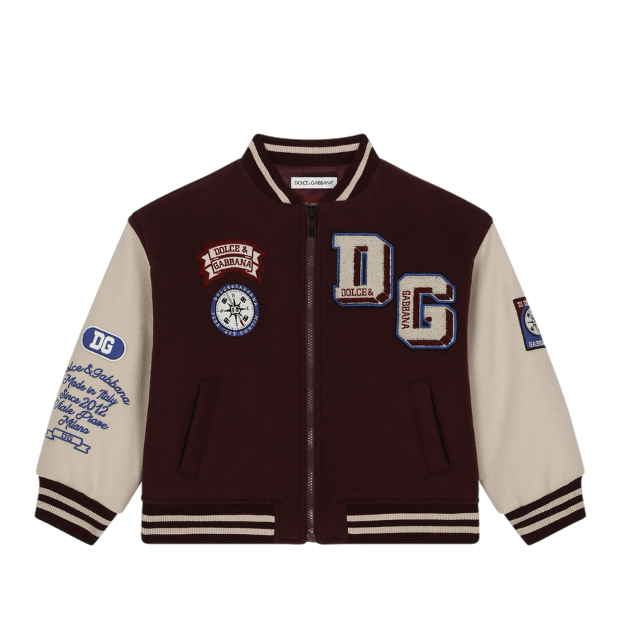 VIRGIN WOOL BROWN BOMBER