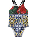 swimsuit one piece in multicolour